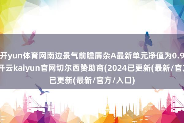 开yun体育网南边景气前瞻羼杂A最新单元净值为0.9376元-开云kaiyun官网切尔西赞助商(2024已更新(最新/官方/入口)