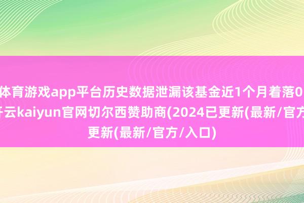 体育游戏app平台历史数据泄漏该基金近1个月着落0.29%-开云kaiyun官网切尔西赞助商(2024已更新(最新/官方/入口)