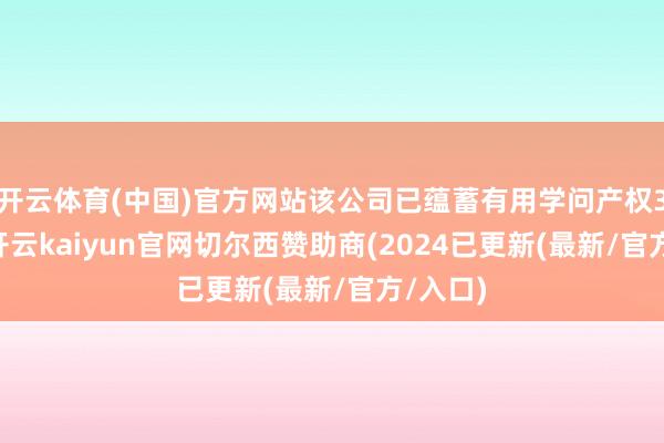 开云体育(中国)官方网站该公司已蕴蓄有用学问产权331项-开云kaiyun官网切尔西赞助商(2024已更新(最新/官方/入口)